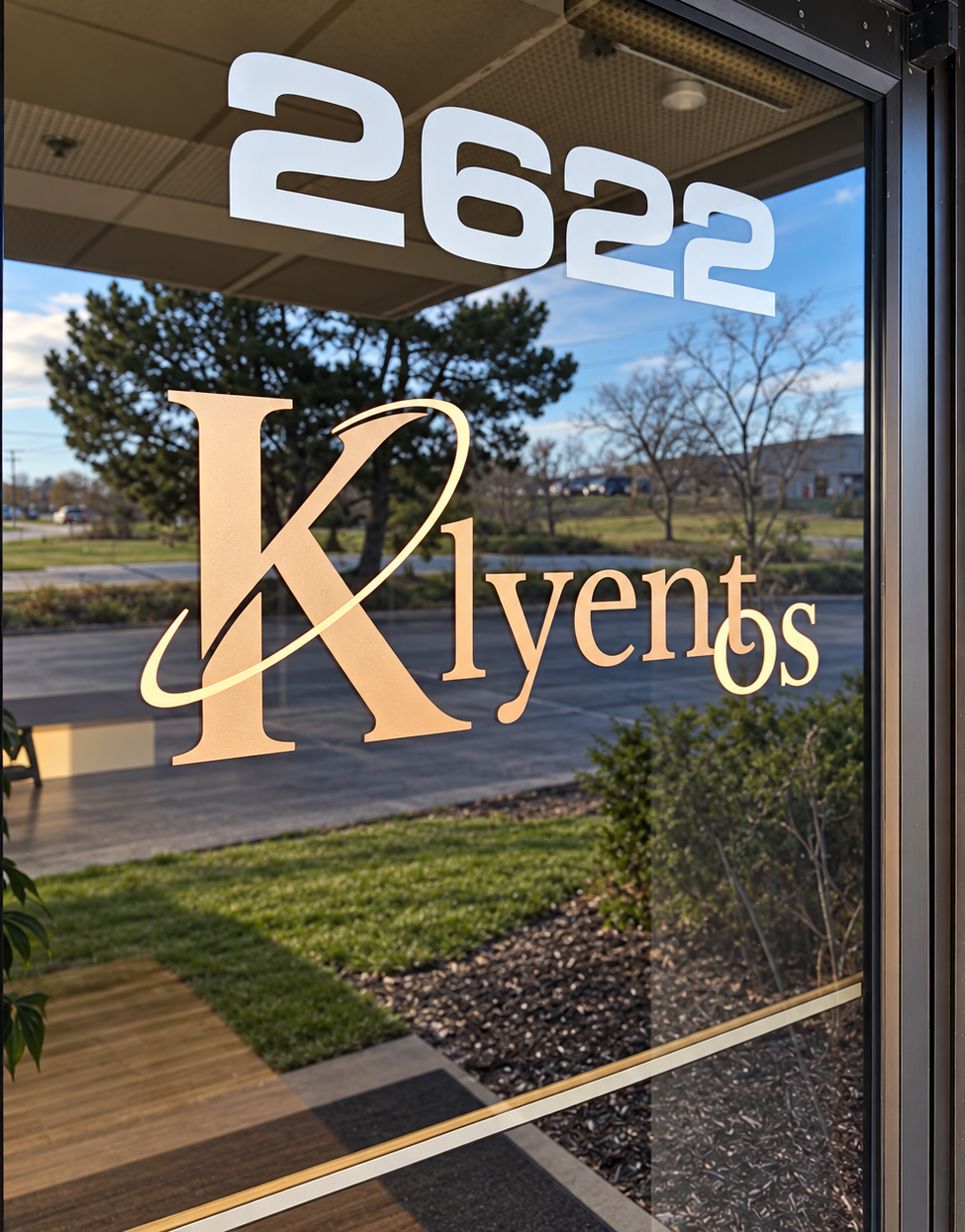 KLYENT's storefront entrance at 2622 S 162nd Street, New Berlin, Wisconsin